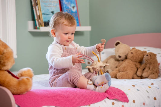 Fidgit - TickiT Silisoft Zip Trek Speelgoed – Aarde Kleuren (9m+)