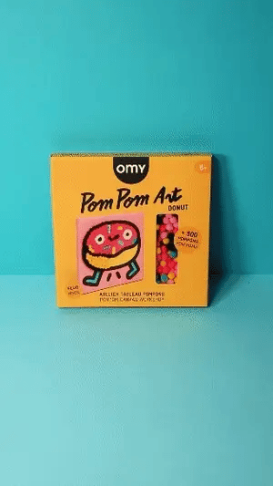 OMY Pom Pom Painting – Donut