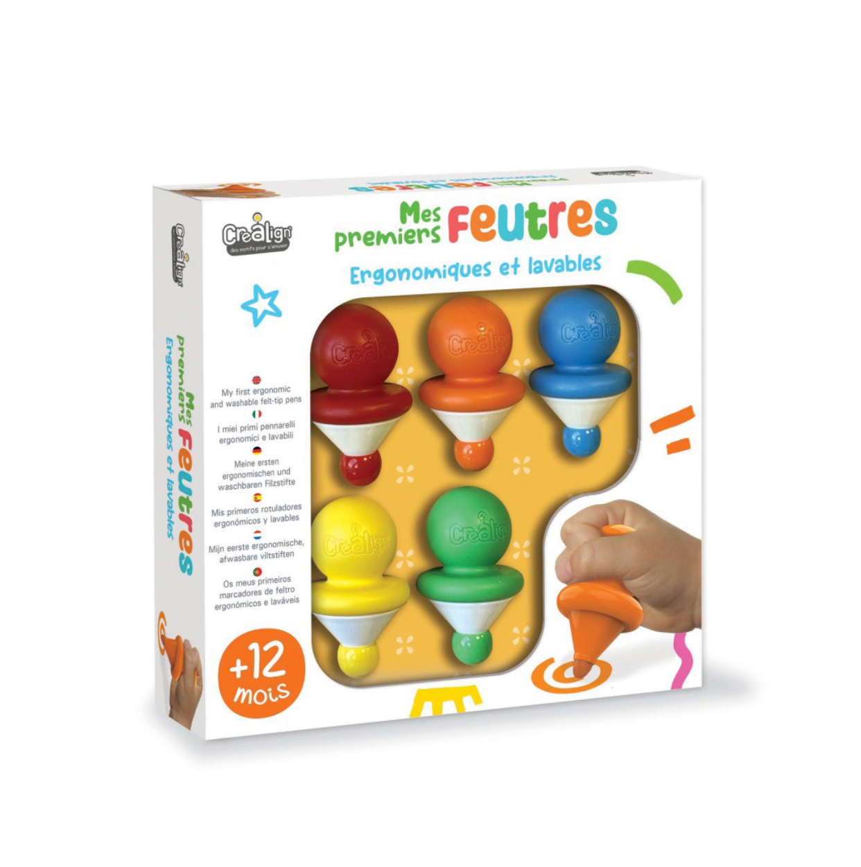 mijn eerste viltstiften – créalign (12m+)