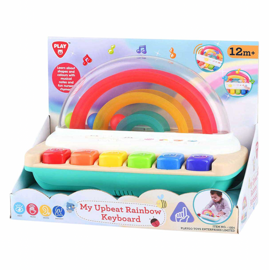 Playgo - Regenboog Keyboard - muziek maken