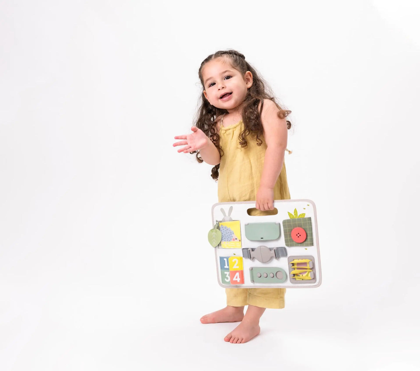 Taf toys – activity buckles board