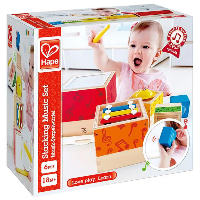 Hape - Houten Stapelbare Muziekset
