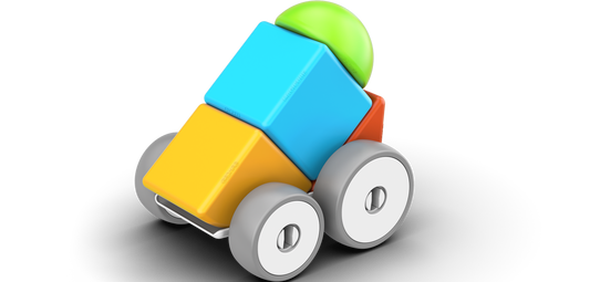 Magneetspeelgoed - Magicube Cars Geomag Recycled – 10-delig