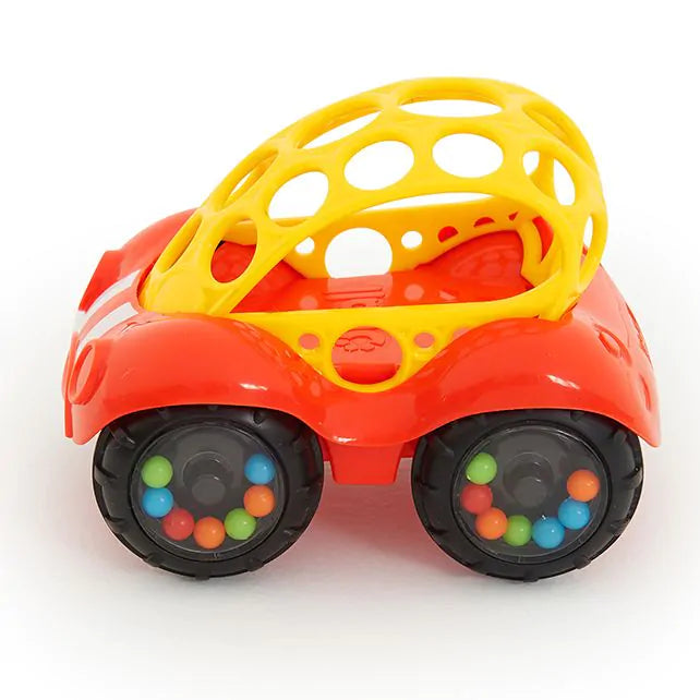 Oball - Rattle & Roll Buggie Toy – Red