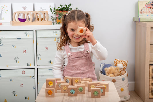Houten Tickit Caleidoscoop Blokken FSC® 100% – Set van 20