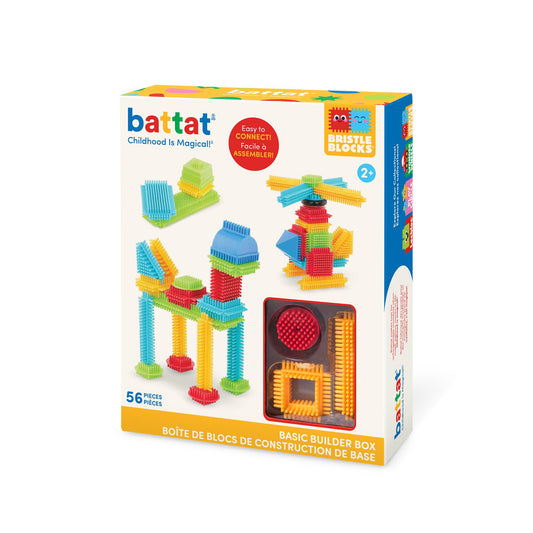 Bristle Blocks bouwplezier – 56-delige set in doos