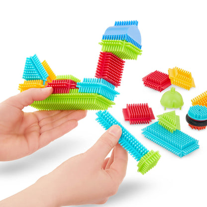 Bristle Blocks bouwplezier – 56-delige set in doos