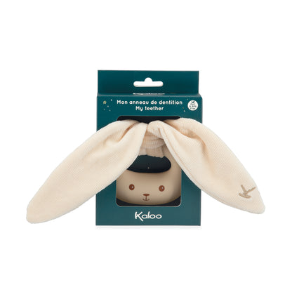 Kaloo - teething ring rabbit cream