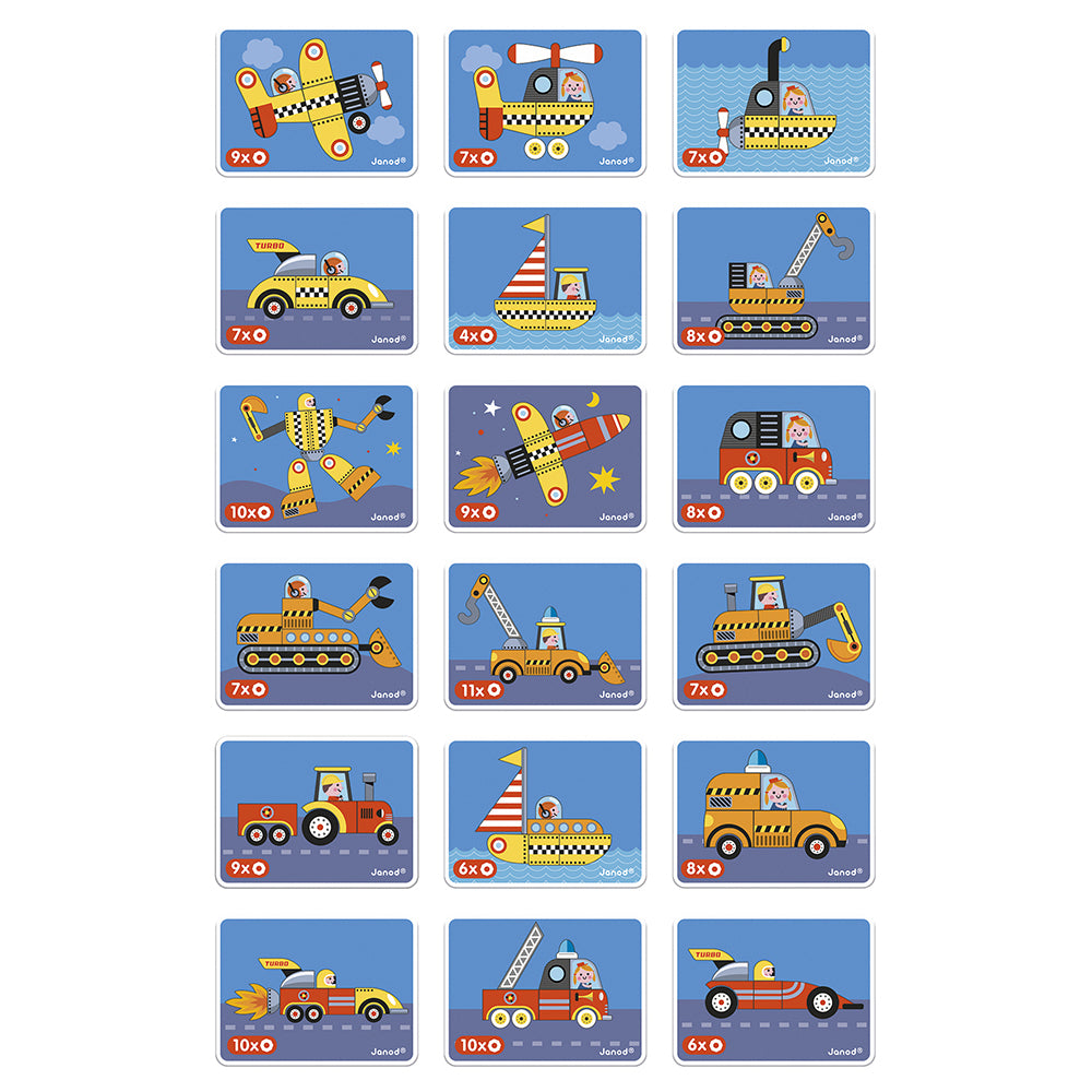 Janod Magnetibook – Racers