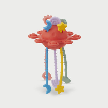 Fidgit - TickiT Silisoft Zip Trek Speelgoed – Regenboog (9m+)