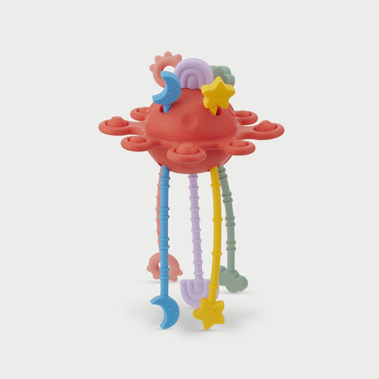 Fidgit - TickiT Silisoft Zip Trek Speelgoed – Regenboog (9m+)