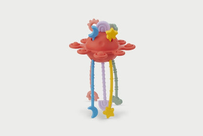 Fidgit - TickiT Silisoft Zip Trek Speelgoed – Regenboog (9m+)