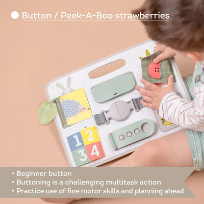 Taf toys – activity buckles board