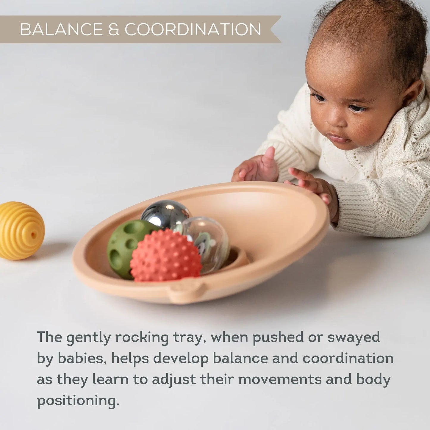 Buiktijd / Tummy Time & sensorische speeltray - Taf Toys