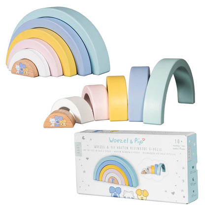 Houten Regenboog – Woezel en Pip
