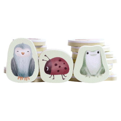 Little Dutch - Bad Foam Figuren – Forest Friends & Fairy Garden
