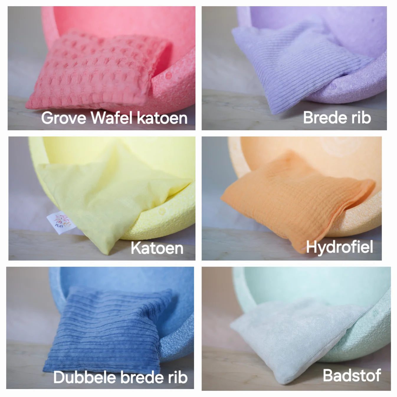 Pit and Play - Beanbag set pastel PROMOTION 6+1 FREE