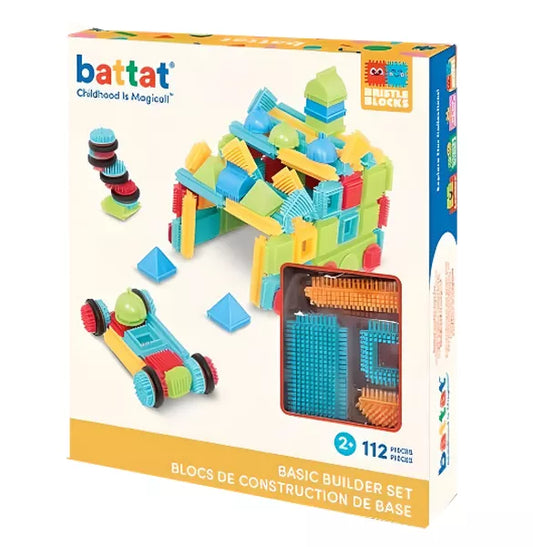 Bristle Blocks bouwplezier – 112-delige set in doos