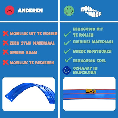 Autobaan -   Roll & Race Flexibele Autobaan