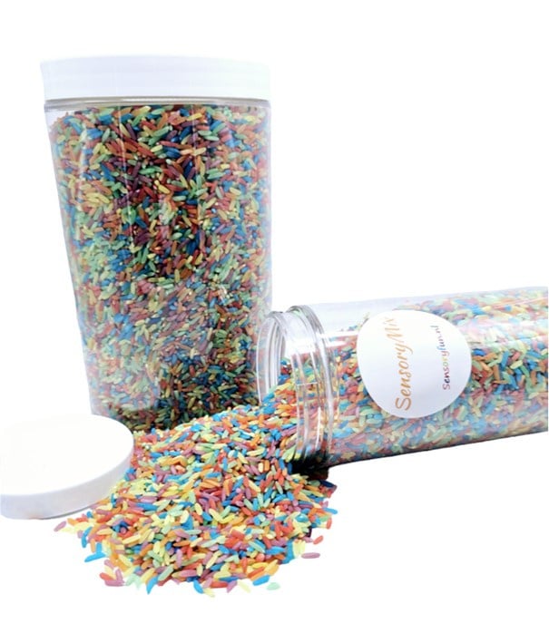 Sensoryfun - Speelrijst Regenboog