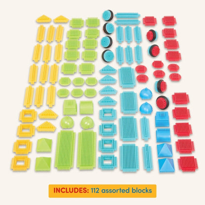 Bristle Blocks bouwplezier – 112-delige set in doos