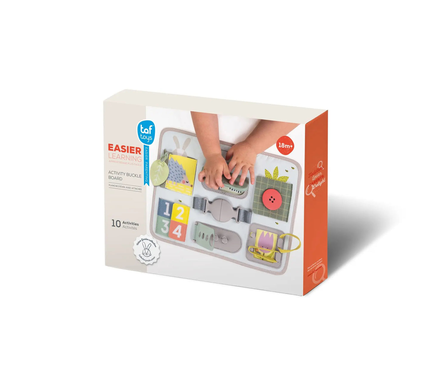 Taf toys – activity buckles board