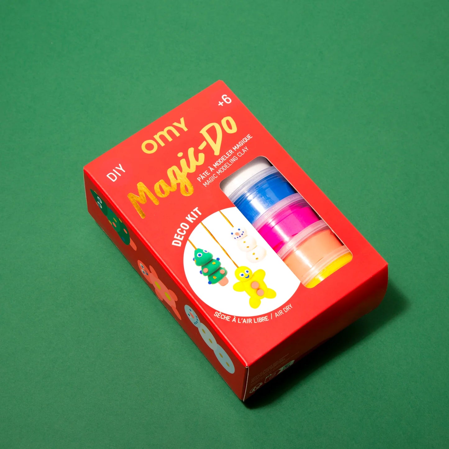 OMY Magische klei Kit – Kerst ornamenten