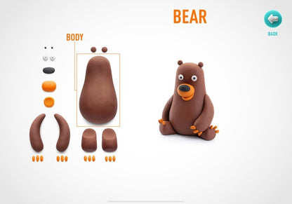 Klei hey clay – Bear(3 cans)