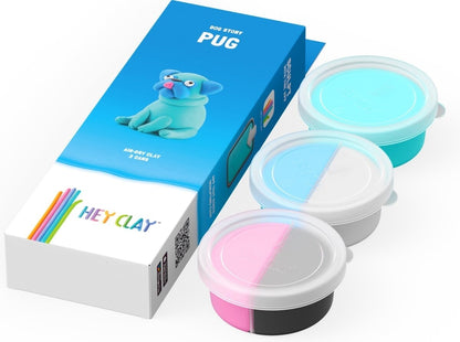 Klei hey clay – Pug (3 cans)