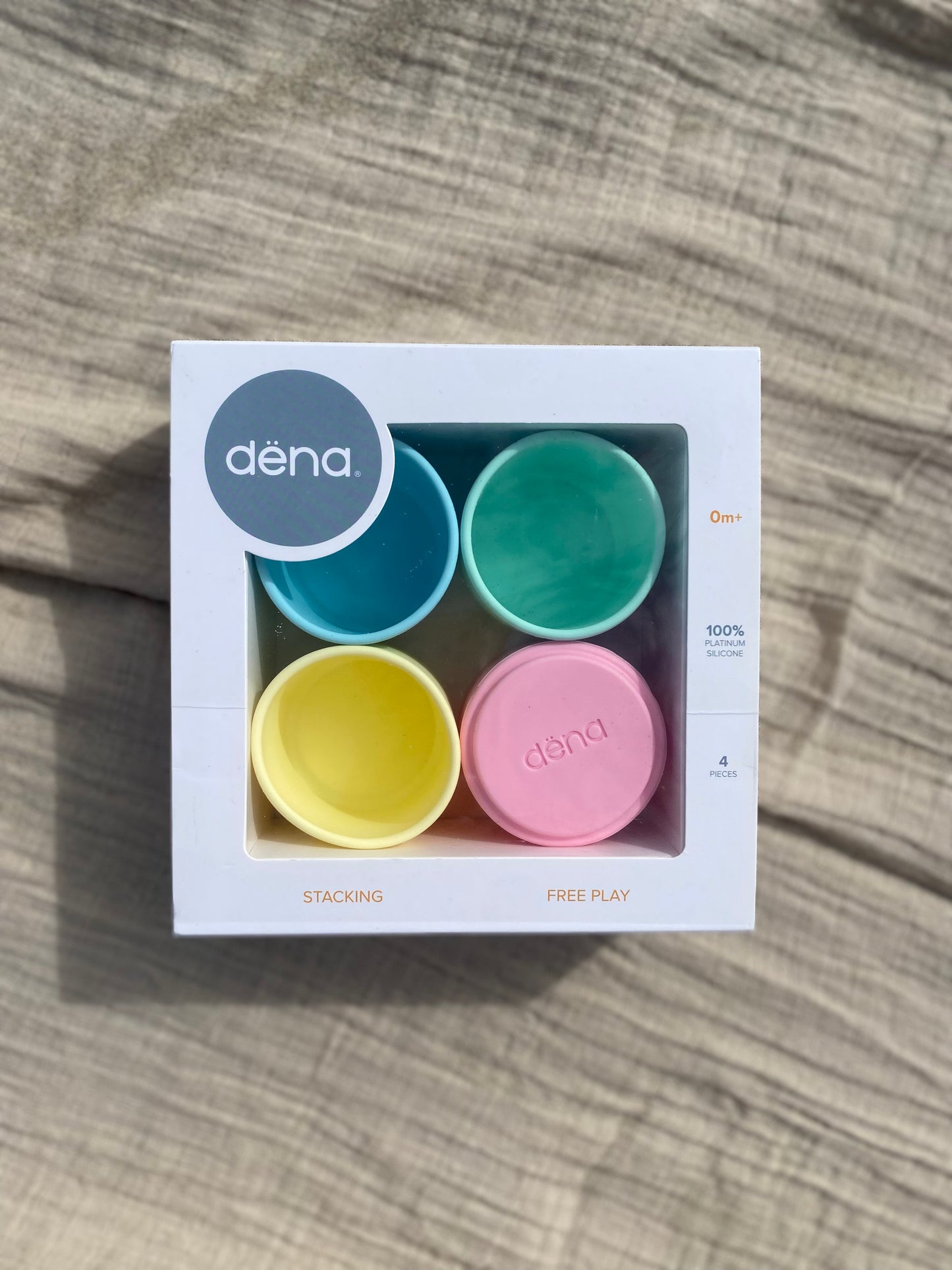 Stacking cups silicone - Dena pastel