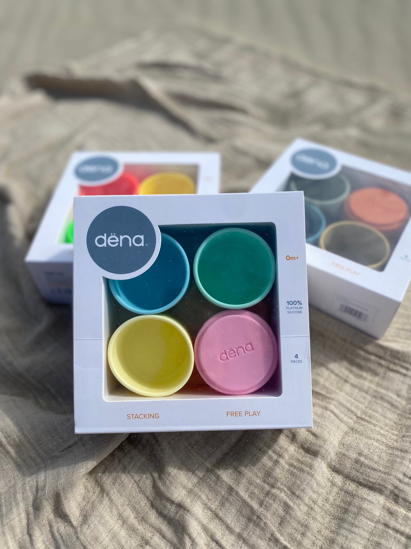 Stacking cups silicone - Dena pastel