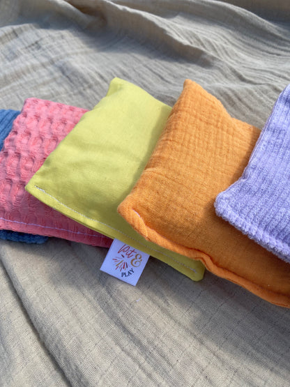 Pit and Play - Pittenzakjes set pastel ACTIE 6+1 GRATIS