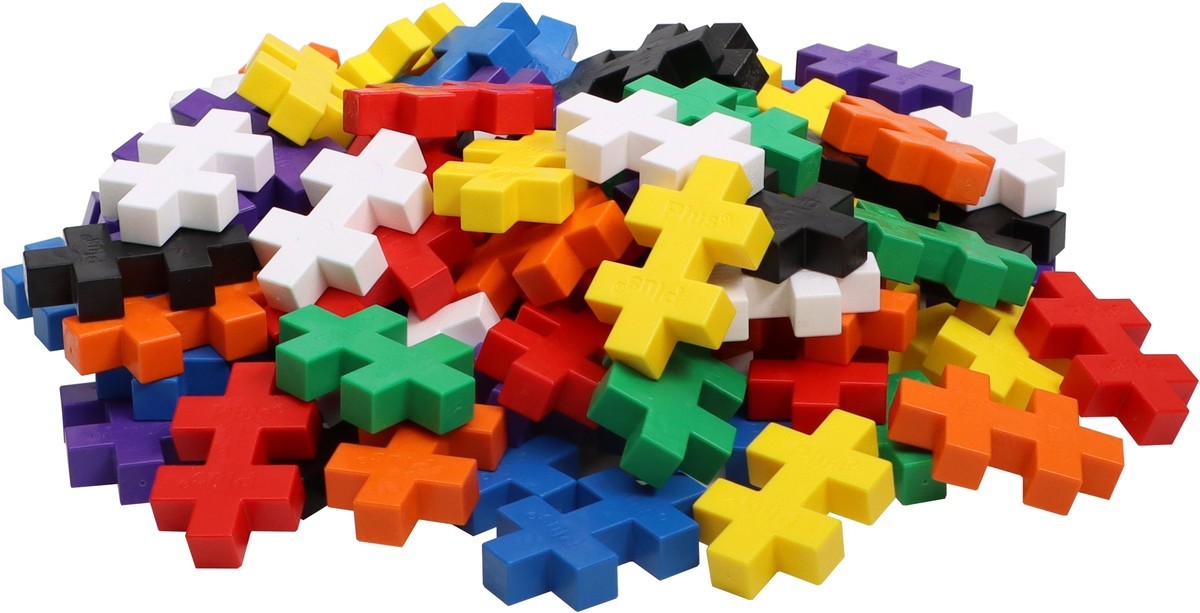 Plus-Plus BIG Basic Color Mix (100 pieces) 🌈