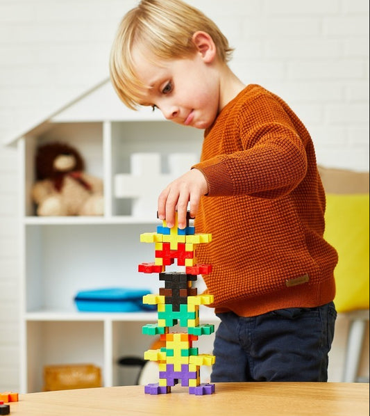 Plus-Plus BIG Basic Color Mix (100 stuks) 🌈