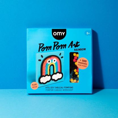 OMY Pom Pom Painting – Regenboog