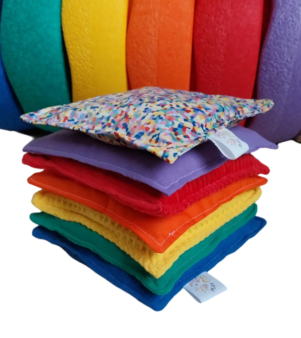 Pit and Play - Pittenzakjes set regenboog ACTIE 6+1 GRATIS