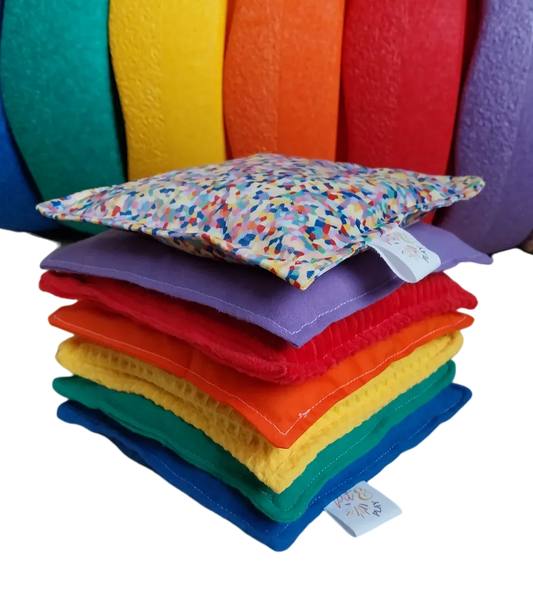 Pit and Play - Pittenzakjes set regenboog ACTIE 6+1 GRATIS