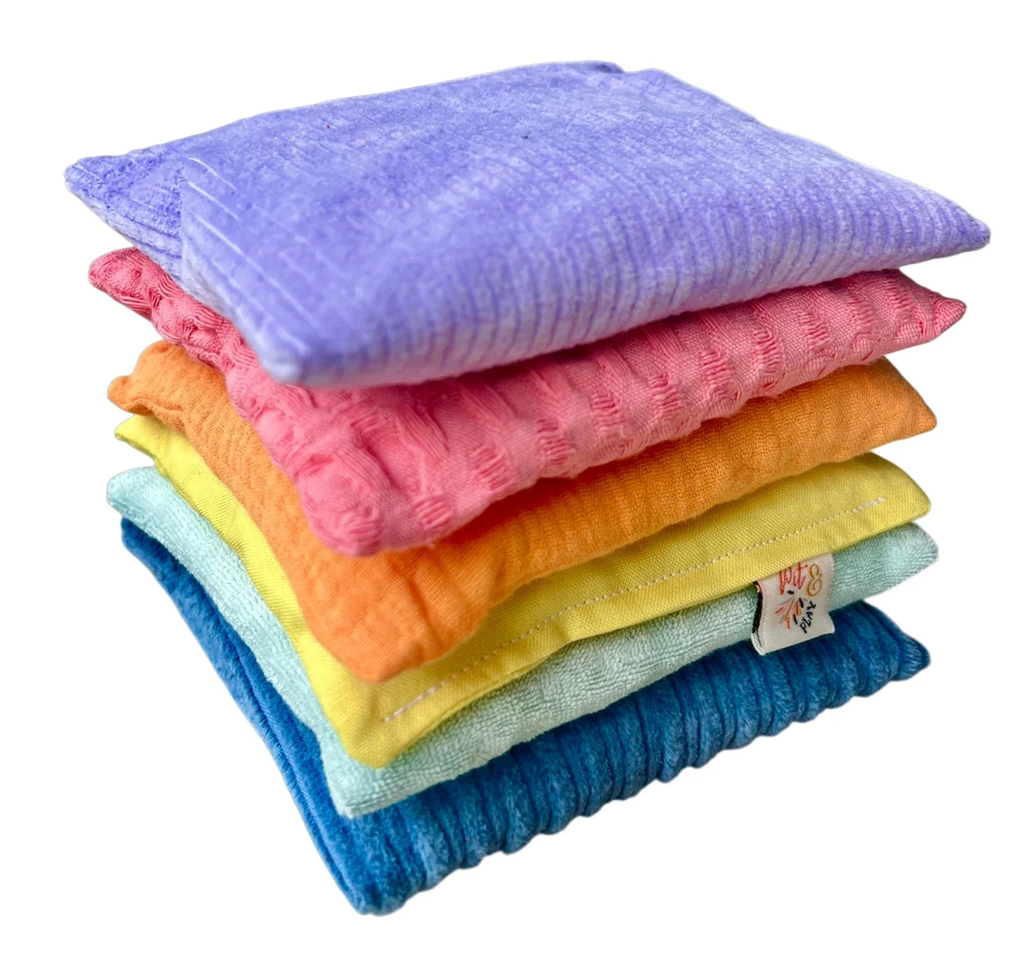 Pit and Play - Pittenzakjes set pastel ACTIE 6+1 GRATIS