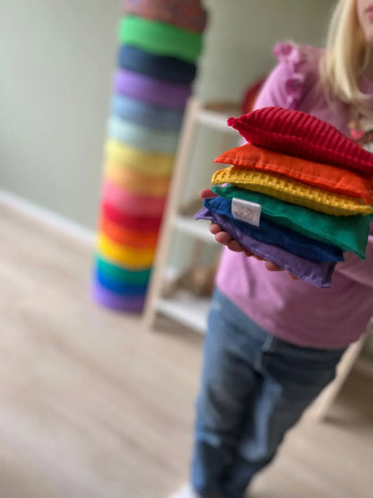Pit and Play - Beanbag Set Rainbow PROMOTION 6+1 FREE