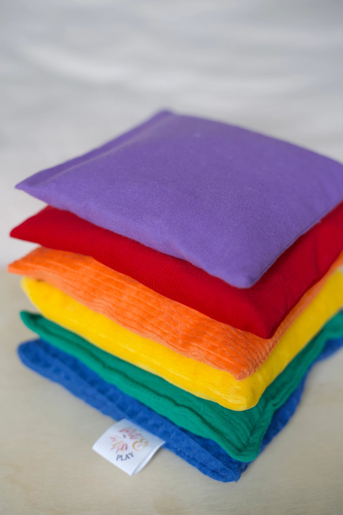 Pit and Play - Beanbag Set Rainbow PROMOTION 6+1 FREE