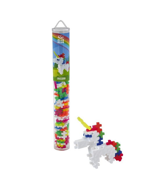 Plus-Plus Tube mini – Eenhoorn (100 stuks)
