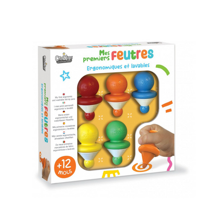 mijn eerste viltstiften – créalign (12m+)