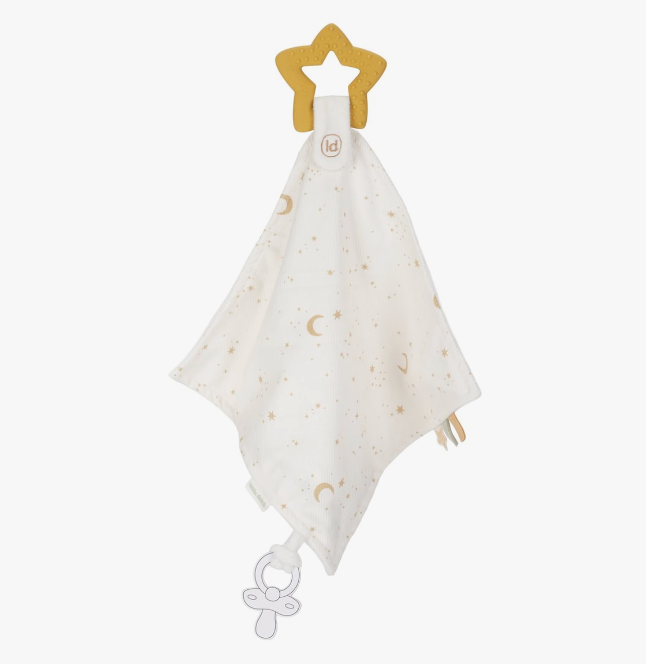 Little Dutch - Knuffeldoekje met Bijtring Newborn Naturals