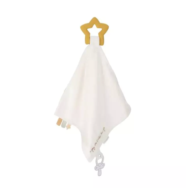 Little Dutch - Knuffeldoekje met Bijtring Newborn Naturals