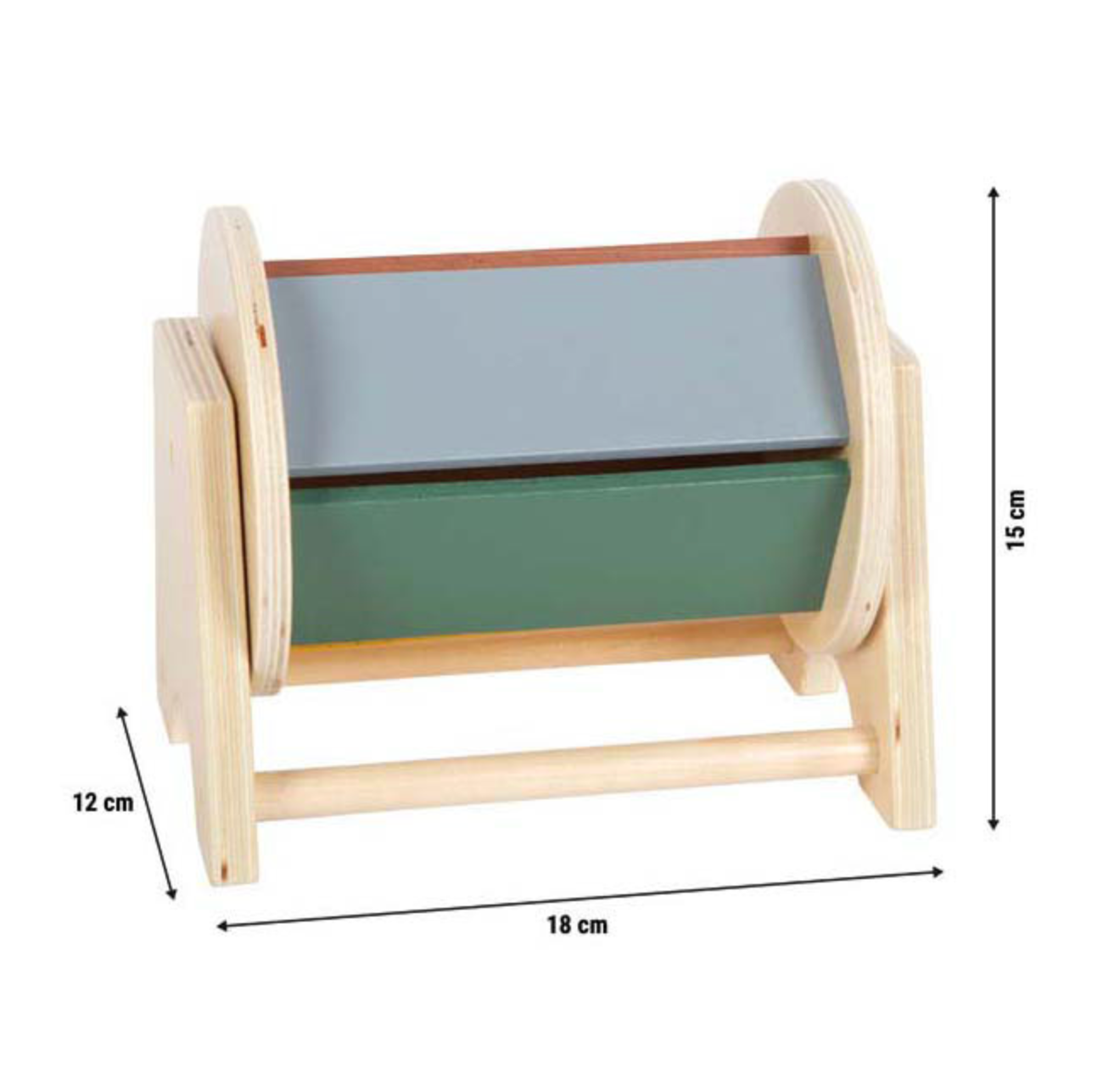 Houten Montessori-draaitrommel - Small foot (8m+)