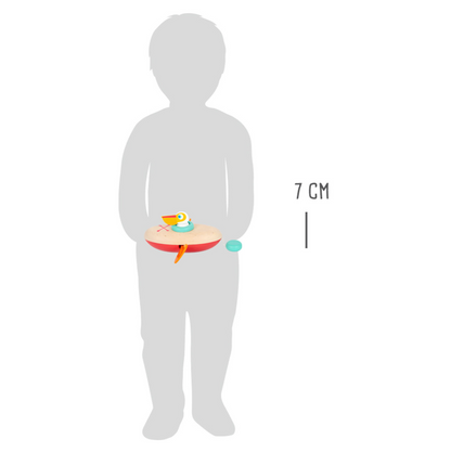Houten Kano Pelikaan Badspeelgoed (opwindbaar) - Small foot