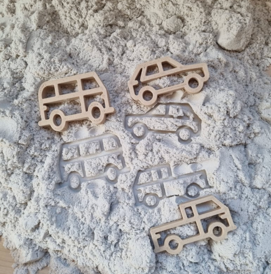 Sensorisch spel - Bio Steker Set PLA Voertuigen  – KIDDI