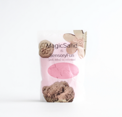 SensoryFun - Magic Sand - 1kg – Roze (ASBESTVRIJ GETEST!!)