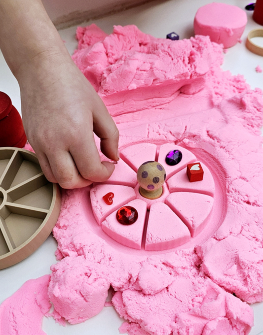SensoryFun - Magic Sand - 1kg – Roze (ASBESTVRIJ GETEST!!)