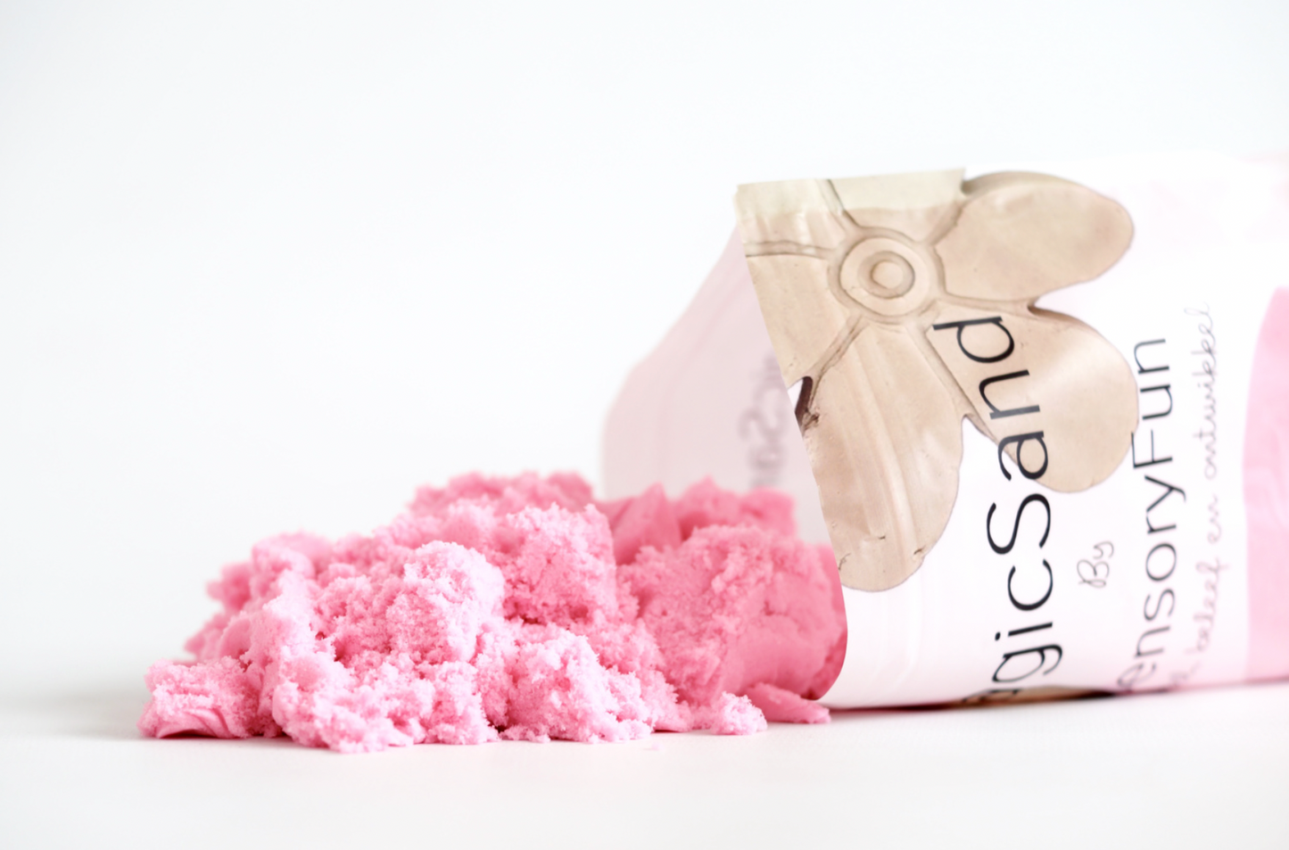 SensoryFun - Magic Sand - 1kg – Roze (ASBESTVRIJ GETEST!!)
